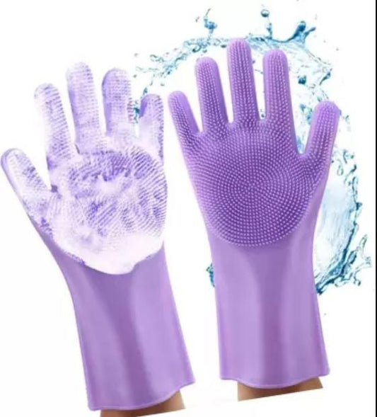 Gloves-Silicone Dish Washing ,  Heat Resistant Gloves