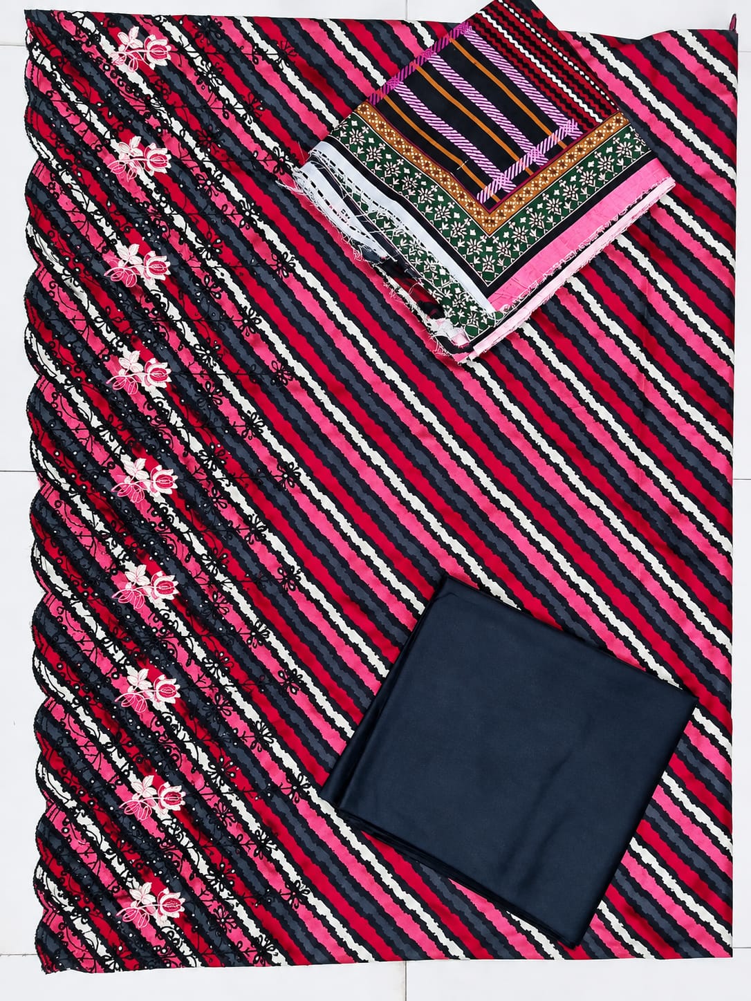 Noor e Azal Mid Summer Collection – 3 Piece Embroidered Cotton Suit | Design 2564
